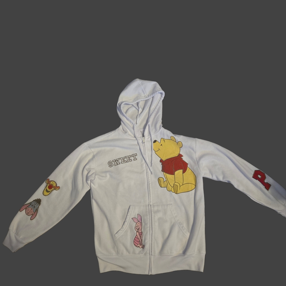 Disney Winnie The Pooh White Small Hooded Jacket
